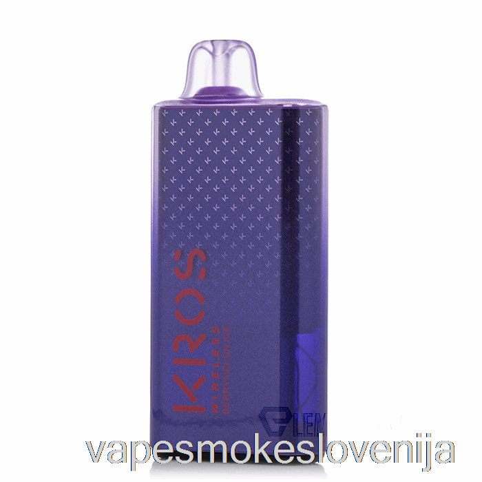 Vape Za Enkratno Uporabo Kros Wireless 9000 Za Enkratno Uporabo Berry Melon Ice